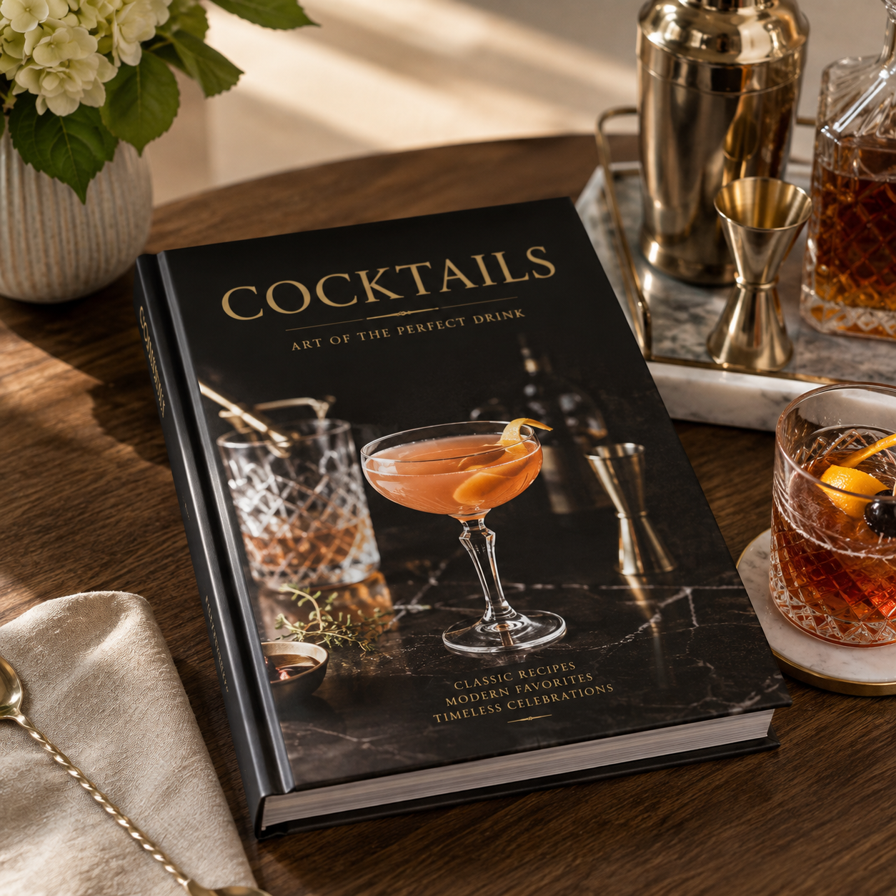 Beautiful Cocktail Recipe Book