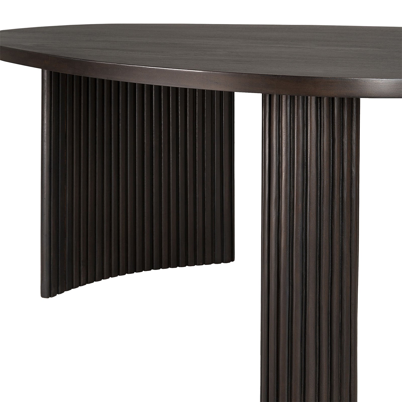 Boomerang Coffee Table | Mahogany - Dark Brown 5