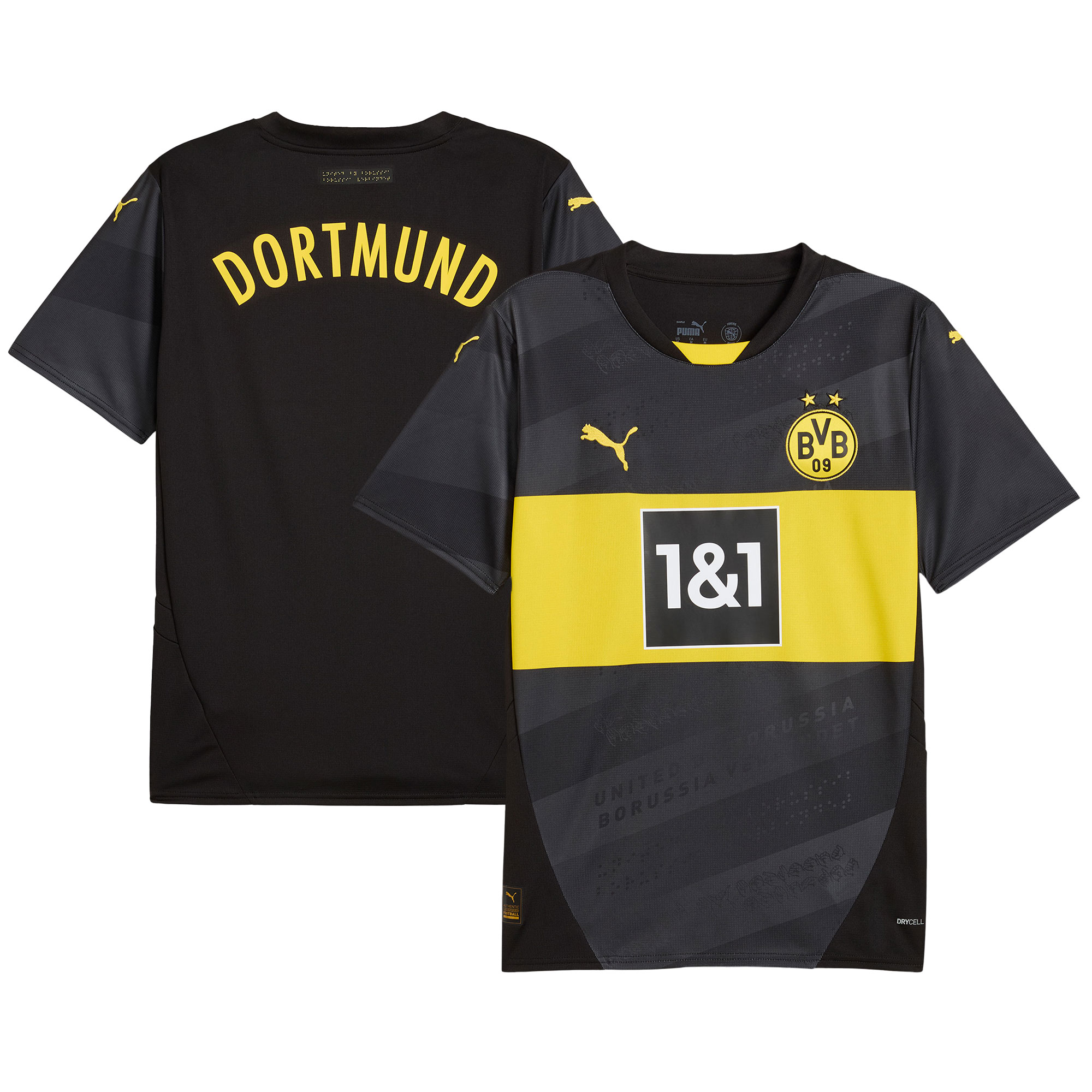 Borussia Dortmund Puma 2024/25 Away Replica Jersey - Black