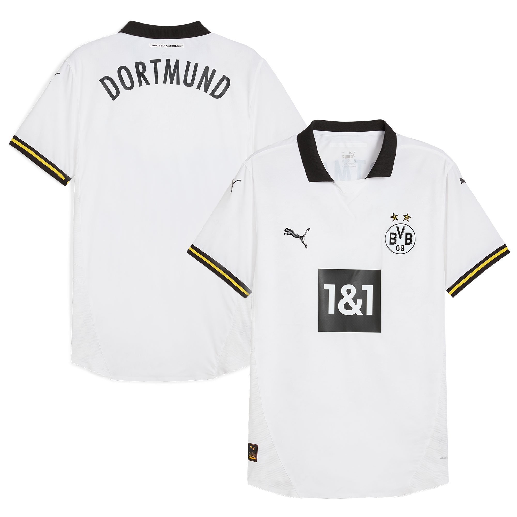 Borussia Dortmund Puma 2024/25 Third Authentic Jersey - White