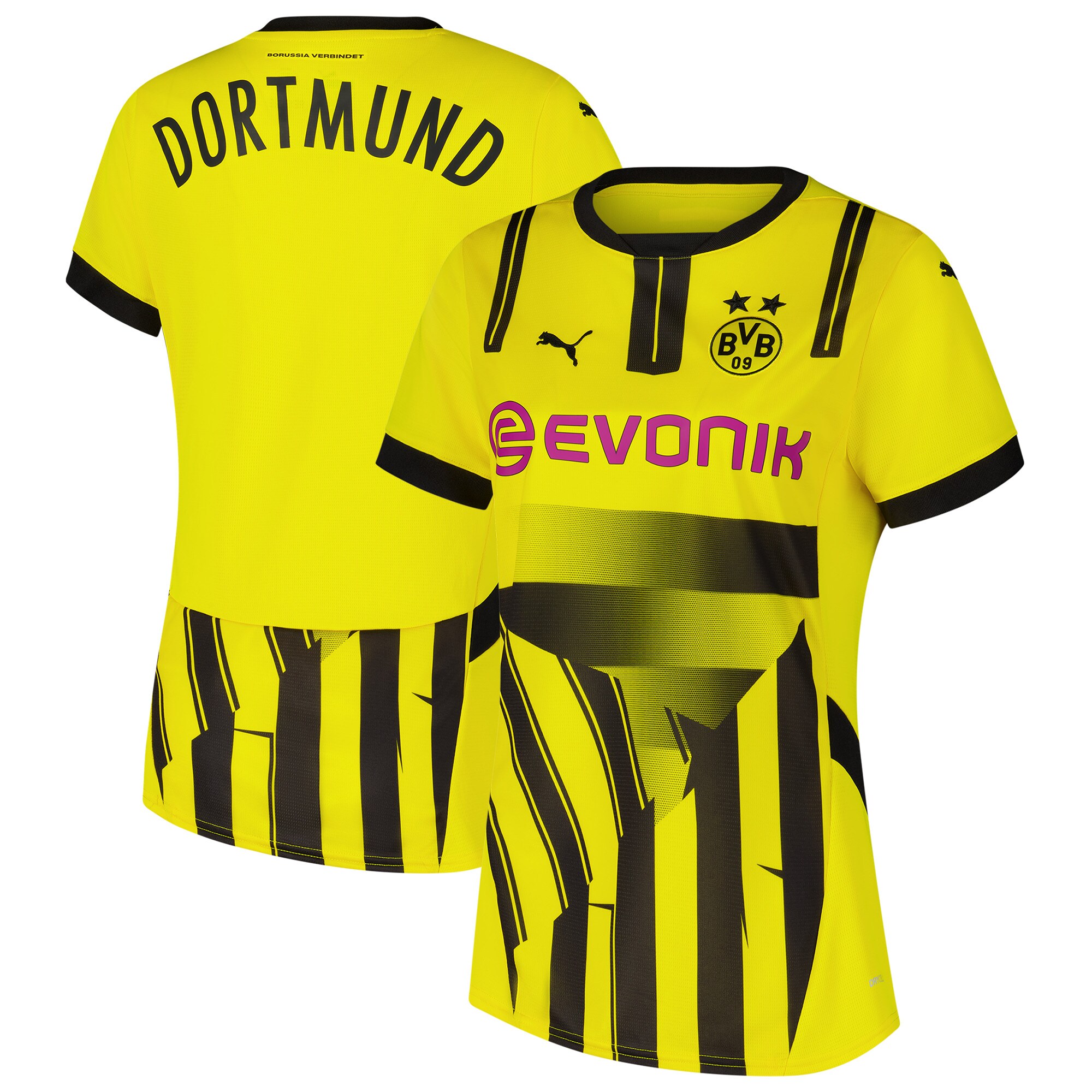 Borussia Dortmund Puma Women's 2024/25 Cup Replica Jersey - Yellow
