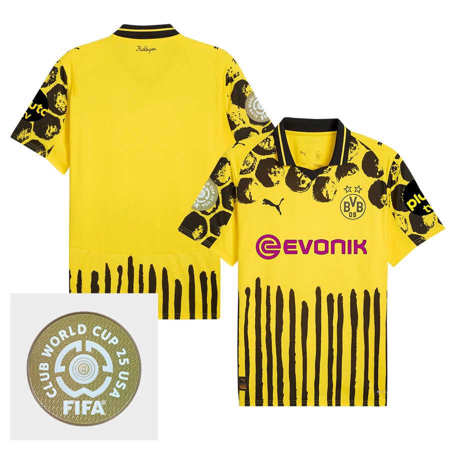 Borussia Dortmund x KidSuper 2025/26 FIFA Club World Cup 25 USA Patch Men Jersey - Yellow