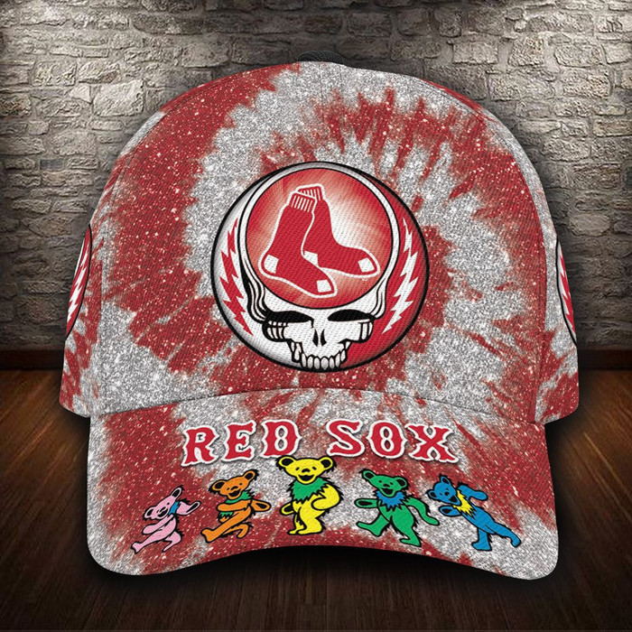 Boston Red Sox x Grateful Dead 3D Classic Baseball Cap CNI1227