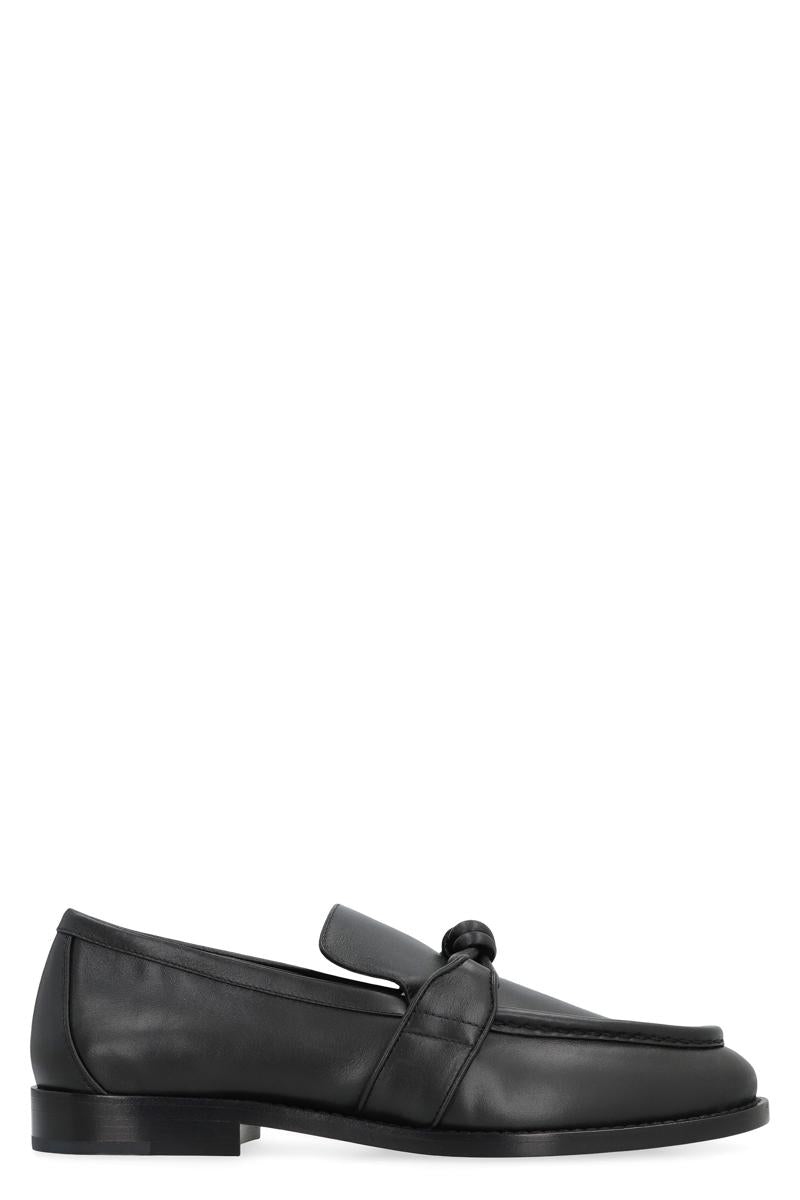 Bottega Veneta Astaire Leather Loafers