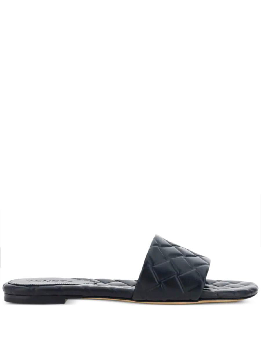 Bottega Veneta Braided Pattern Amy Flat Mule Shoes
