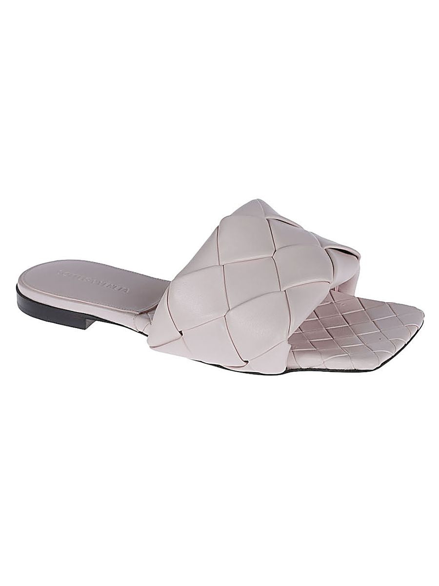 Bottega Veneta Lido Leather Flat Sandals