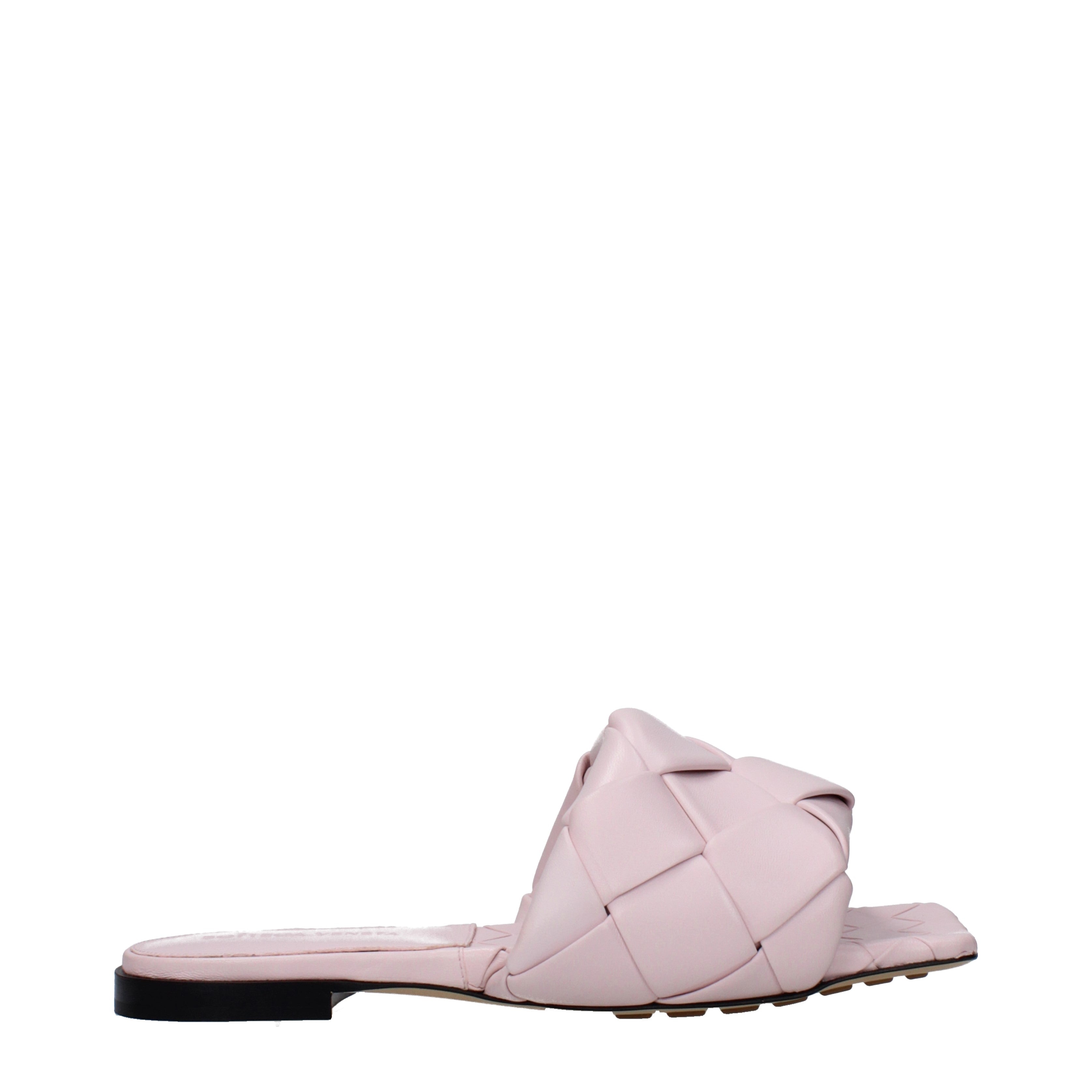 Bottega Veneta Slippers and Clogs Women Leather Pink/Cameo