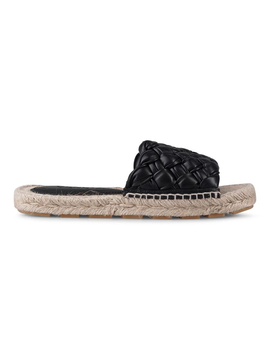 Bottega Veneta Woven Leather Slides Shoes