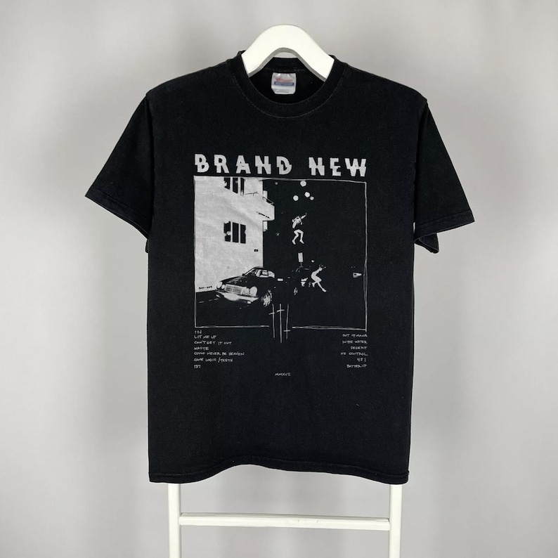 Brand New The Devil And God Are Raging Inside Me Tshirt, Brand New Rock Band 2000S Tshirt