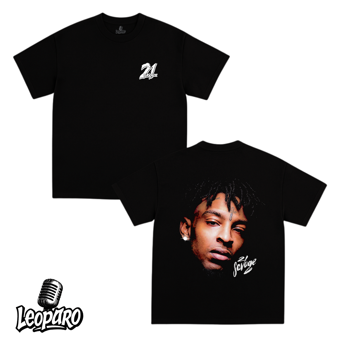 21 Savage Big Face Graphic Tee