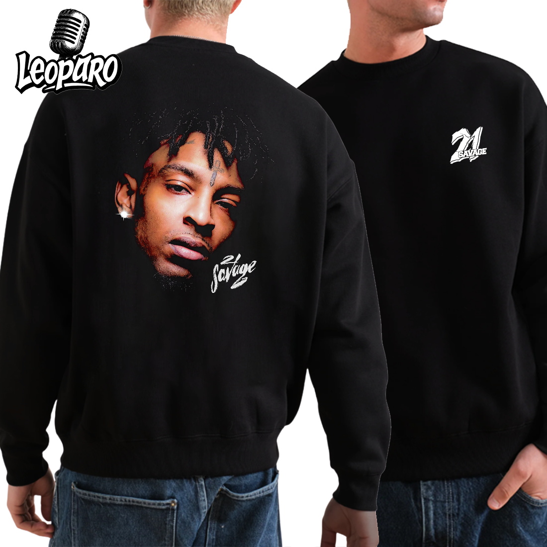 21 Savage Big Face Sweatshirt