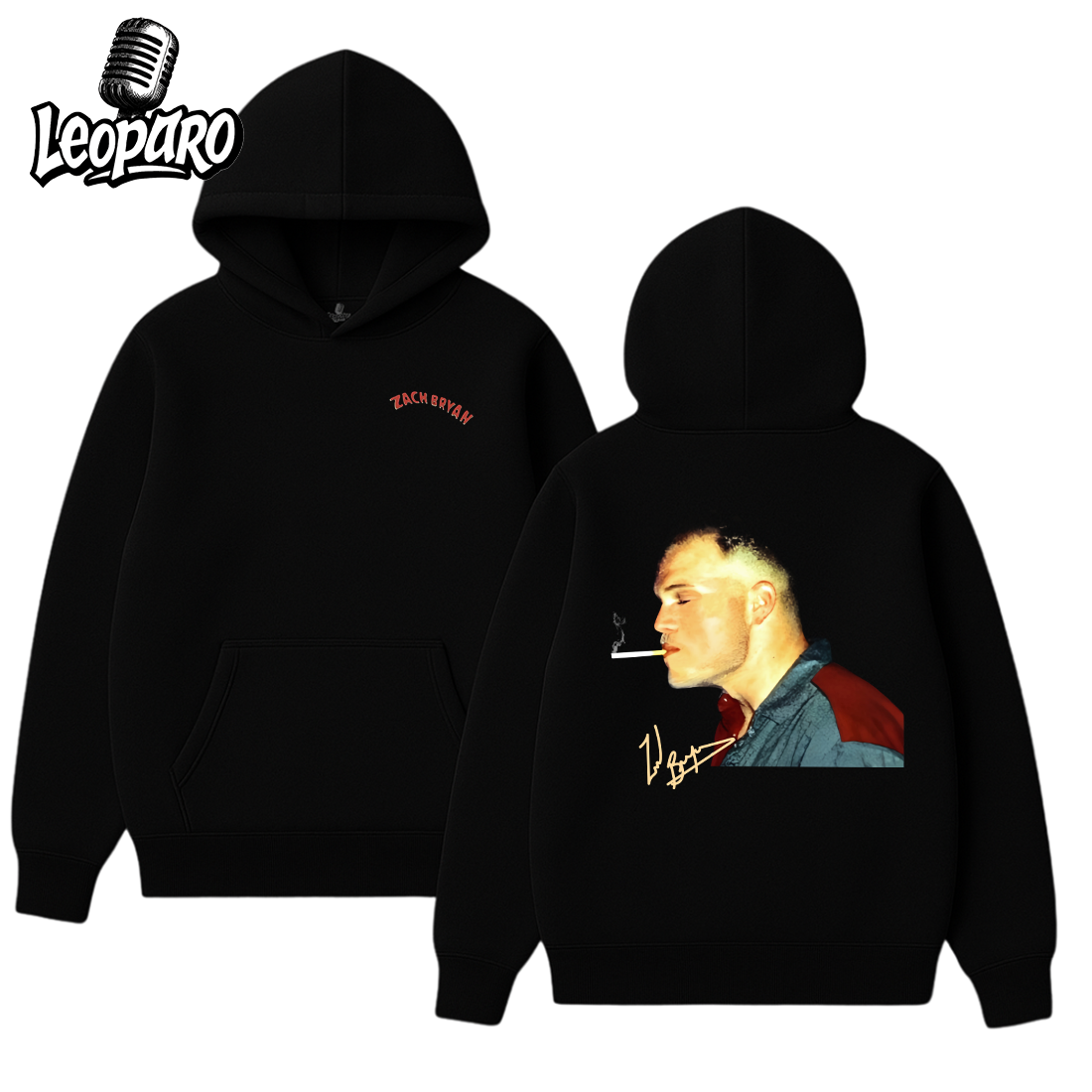 The Quittin Zach Briyan Big Face Hoodie