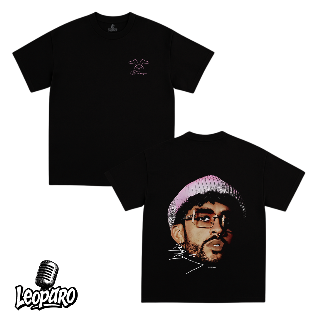 Bad Bunny Big Face Graphic Tee