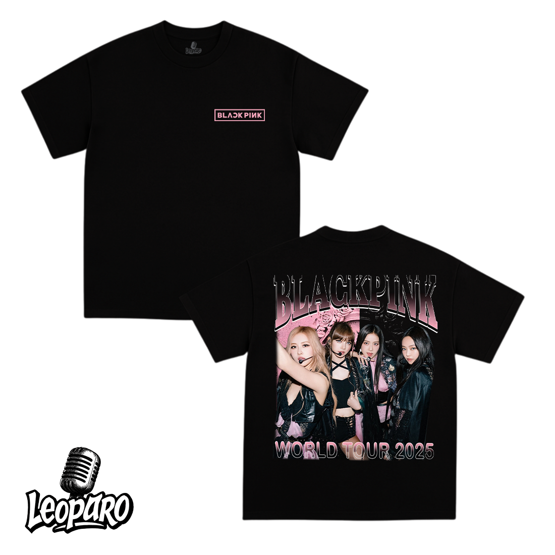 Black Pink Graphic Tee