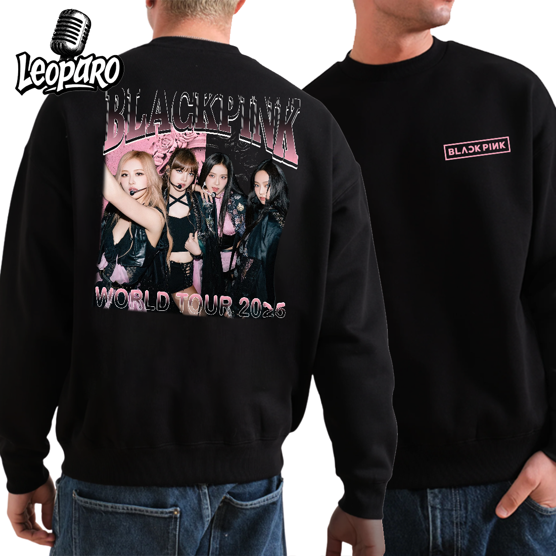 Black Pink Sweatshirt