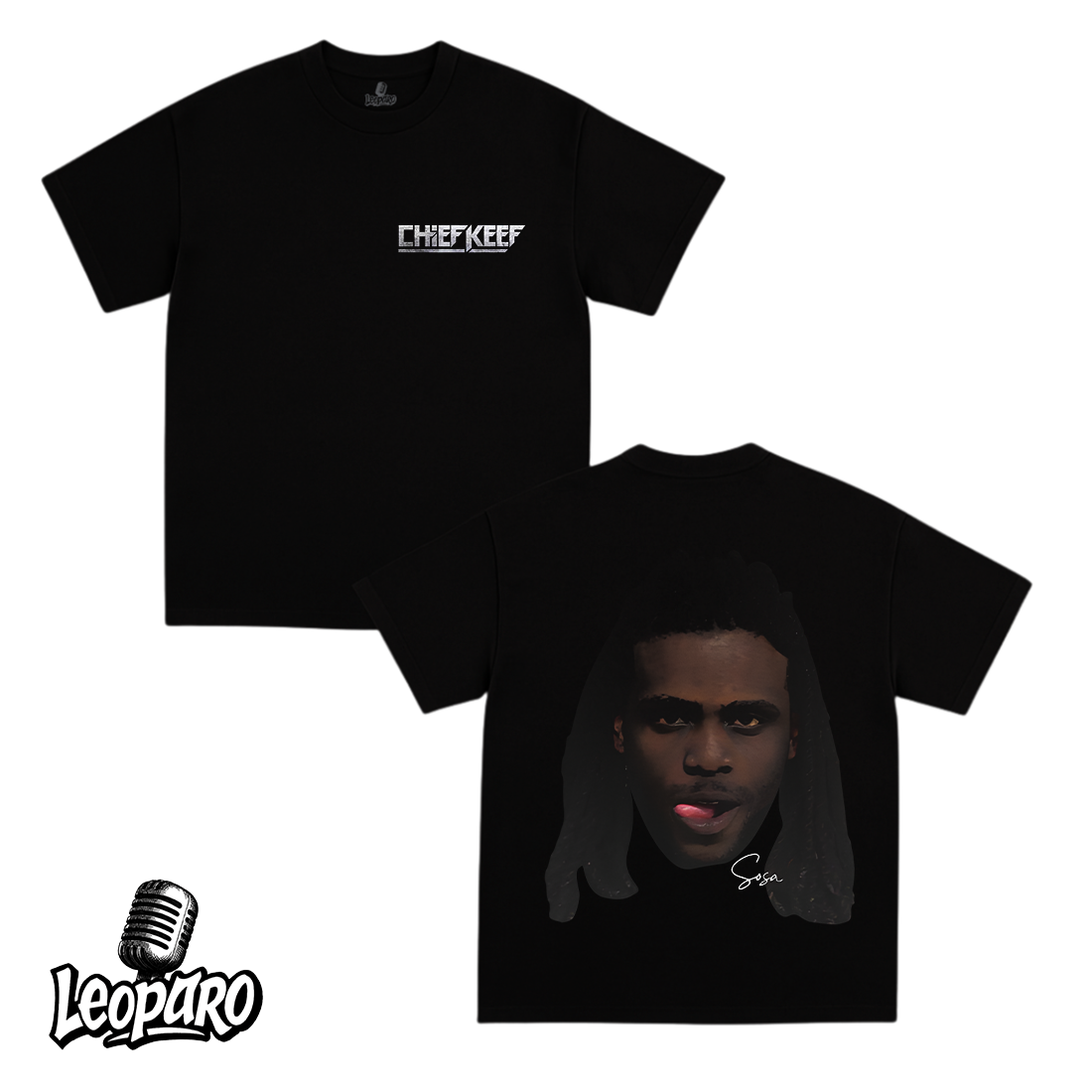Chief Keef Big Face Graphic Tee