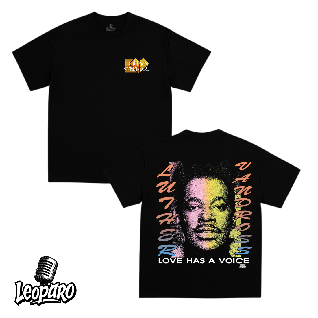 1993 Luther Vandross Big Face Graphic Tee