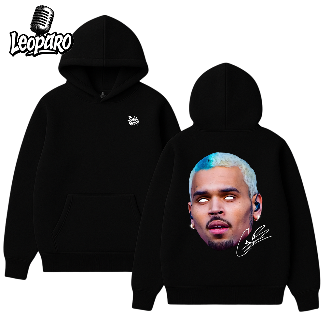 Chris Brown Big Face Hoodie