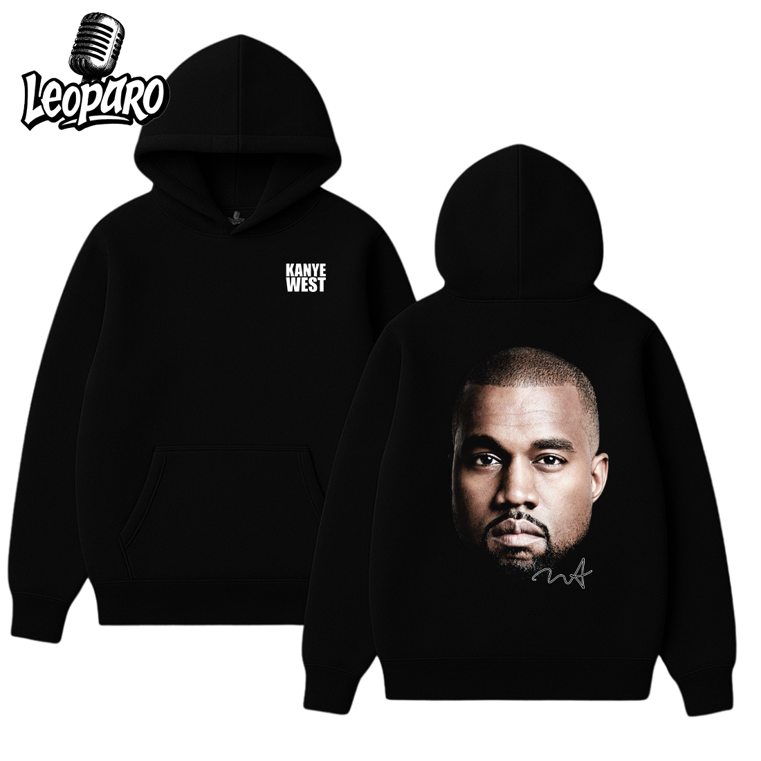Kanye West Big Face Hoodie