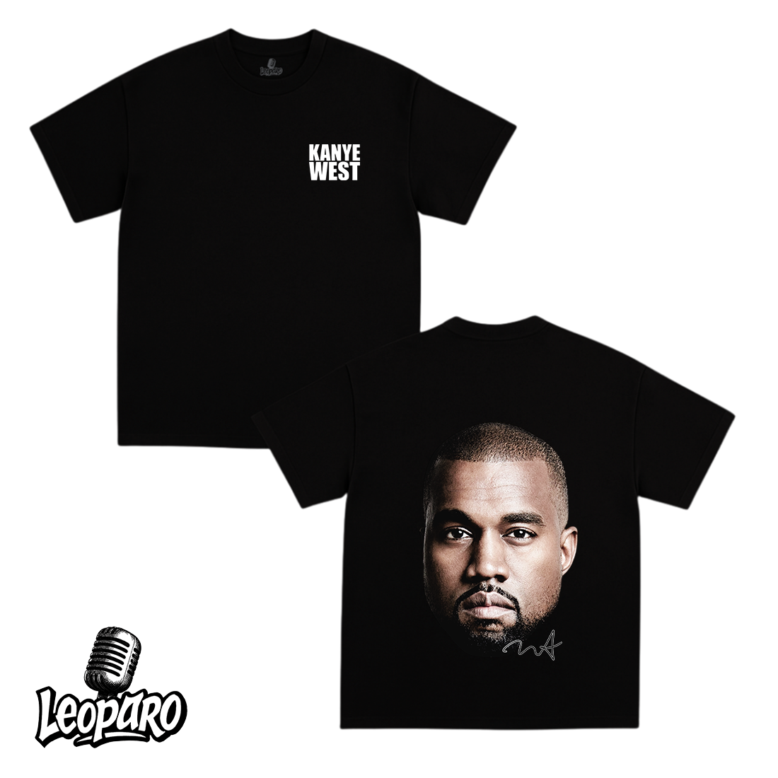 Kanye West Big Face Graphic Tee