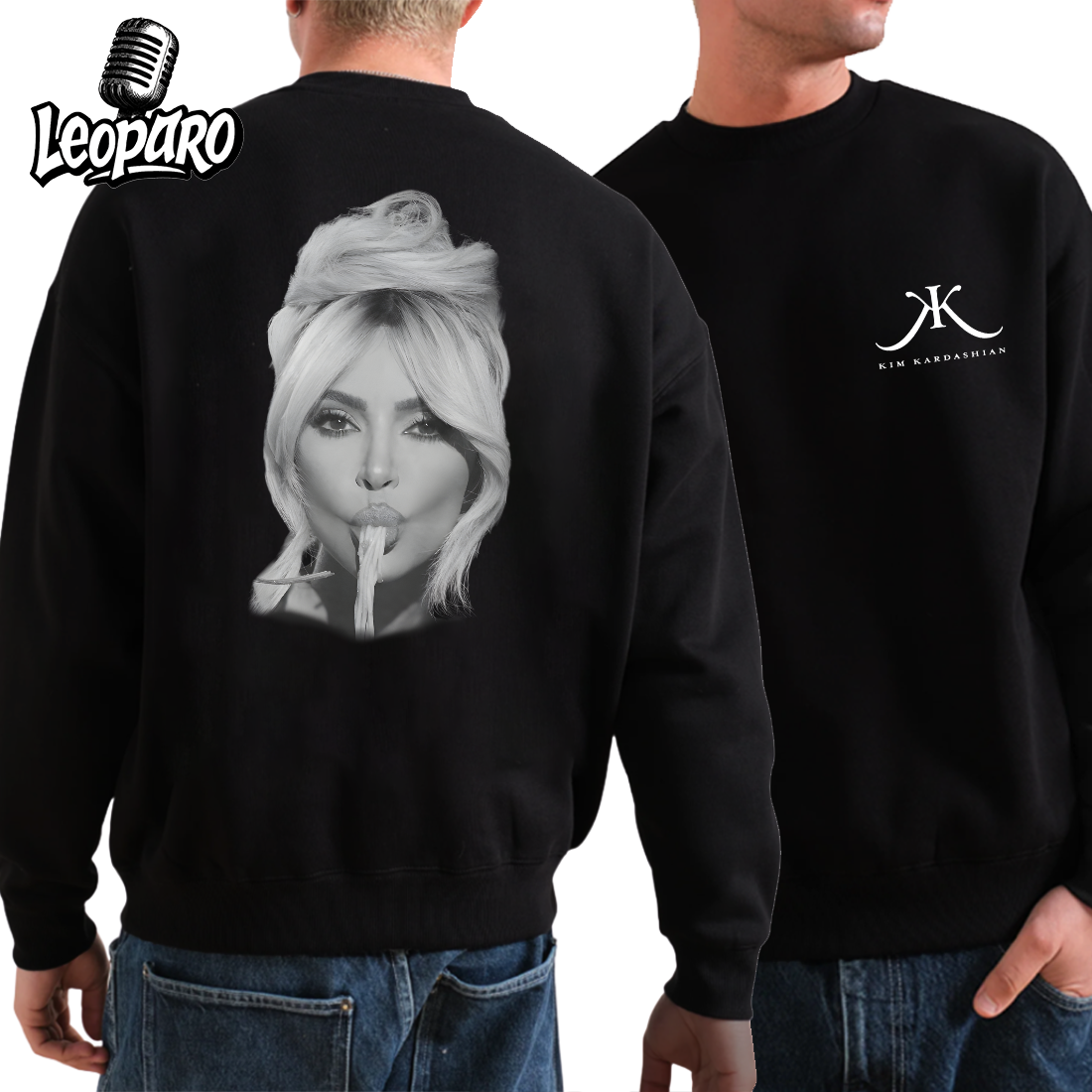 Kim Kardashian Big Face Sweatshirt