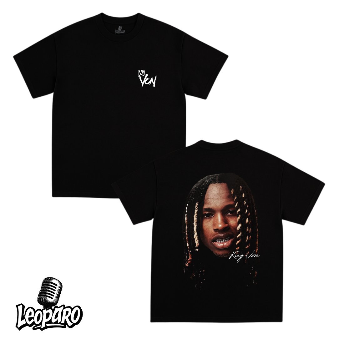 King Von Big Face Graphic Tee