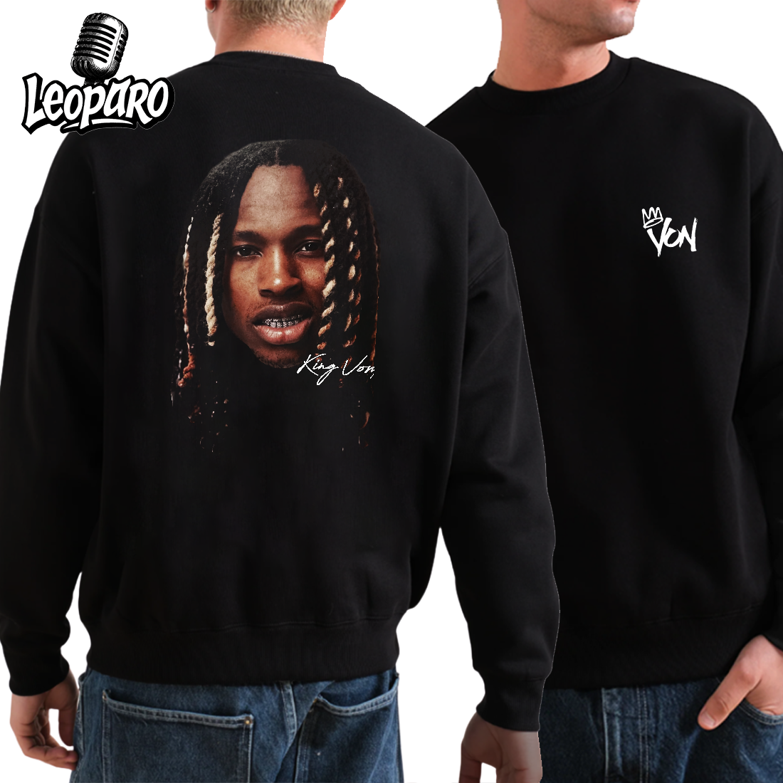 King Von Big Face Sweatshirt