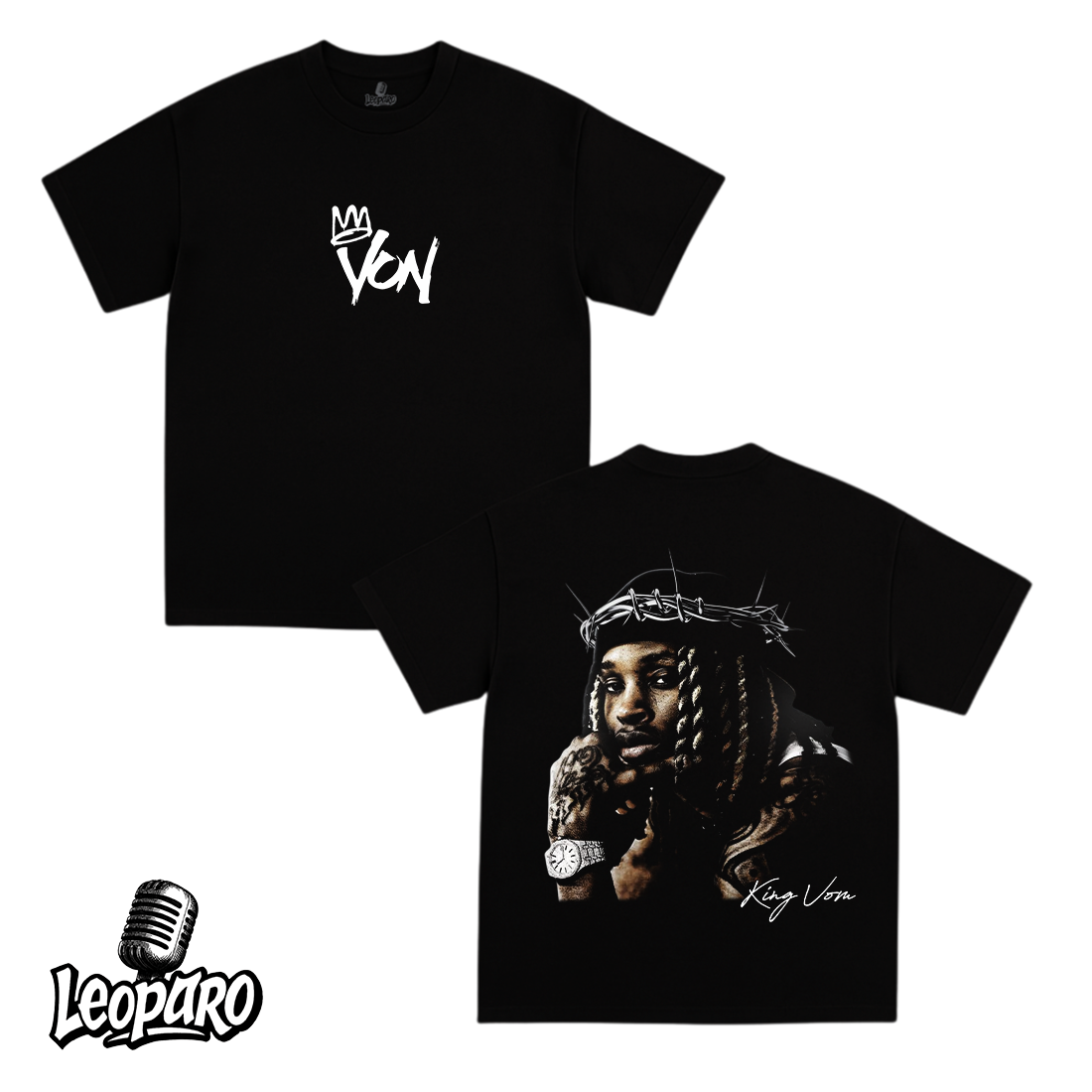 King Von Big Face Graphic Tee