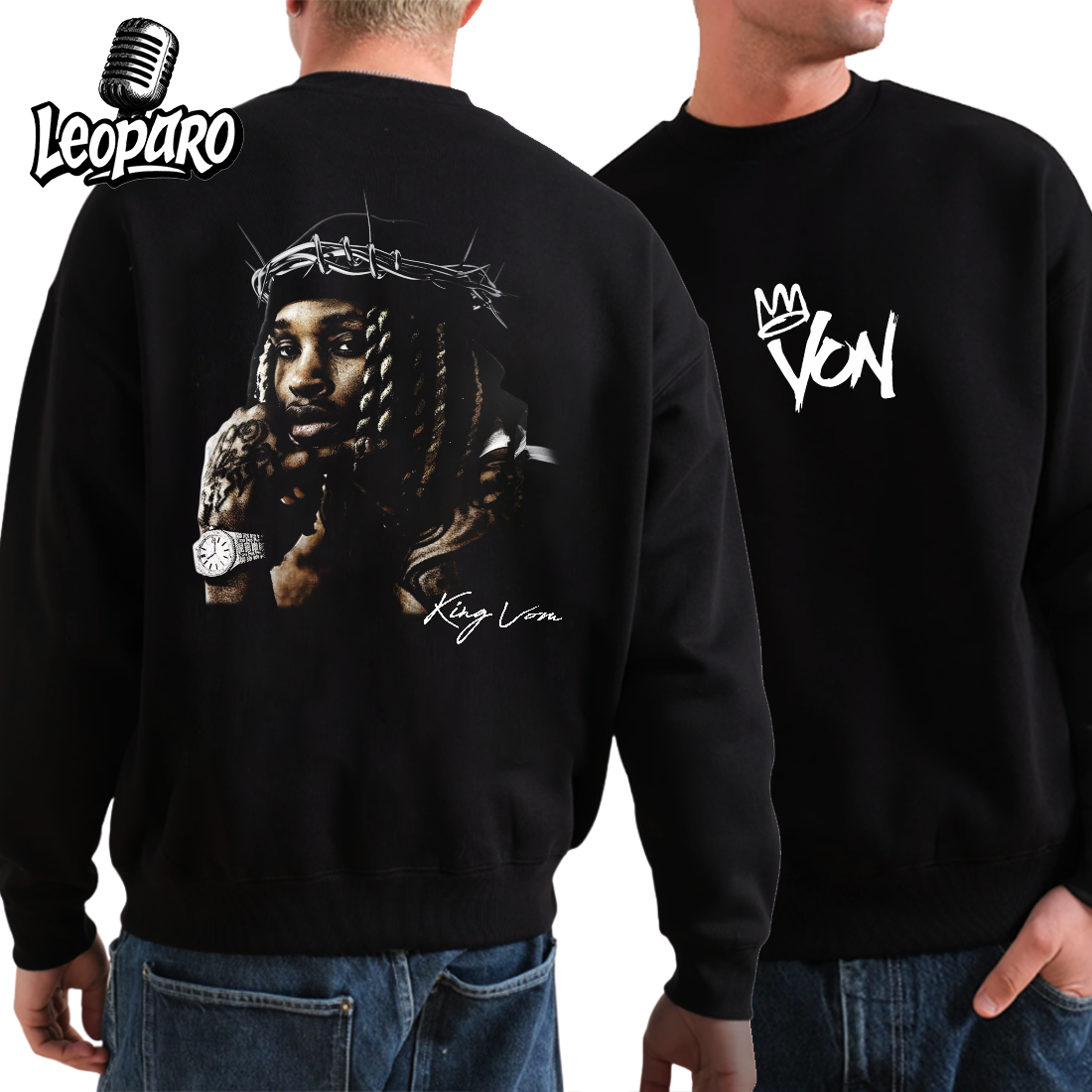 King Von Big Face Sweatshirt