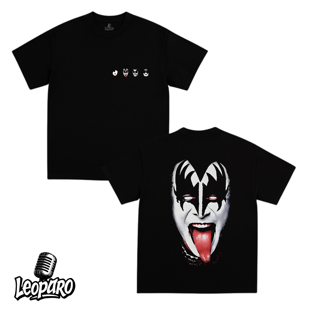 Kiss Gene Simmons Big Face Graphic Tee
