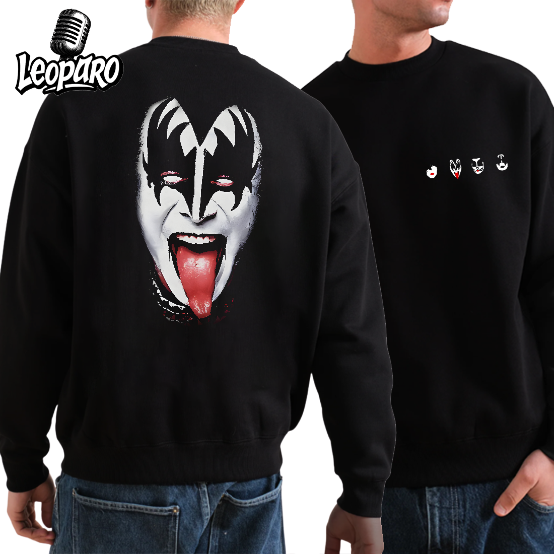 Kiss Gene Simmons Big Face Sweatshirt