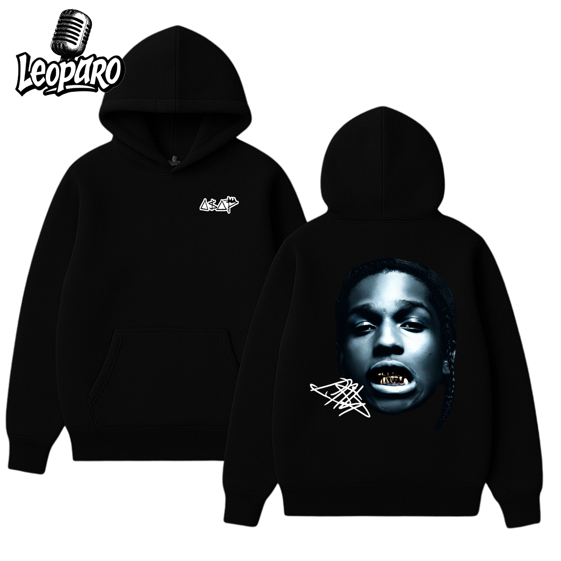 Asap Rocky Big Face Hoodie