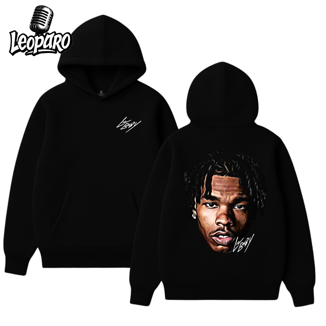 Lil Baby Big Face Hoodie