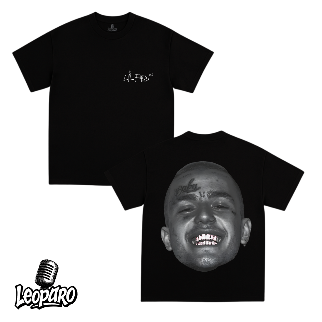 Lil Peep Big Face Graphic Tee