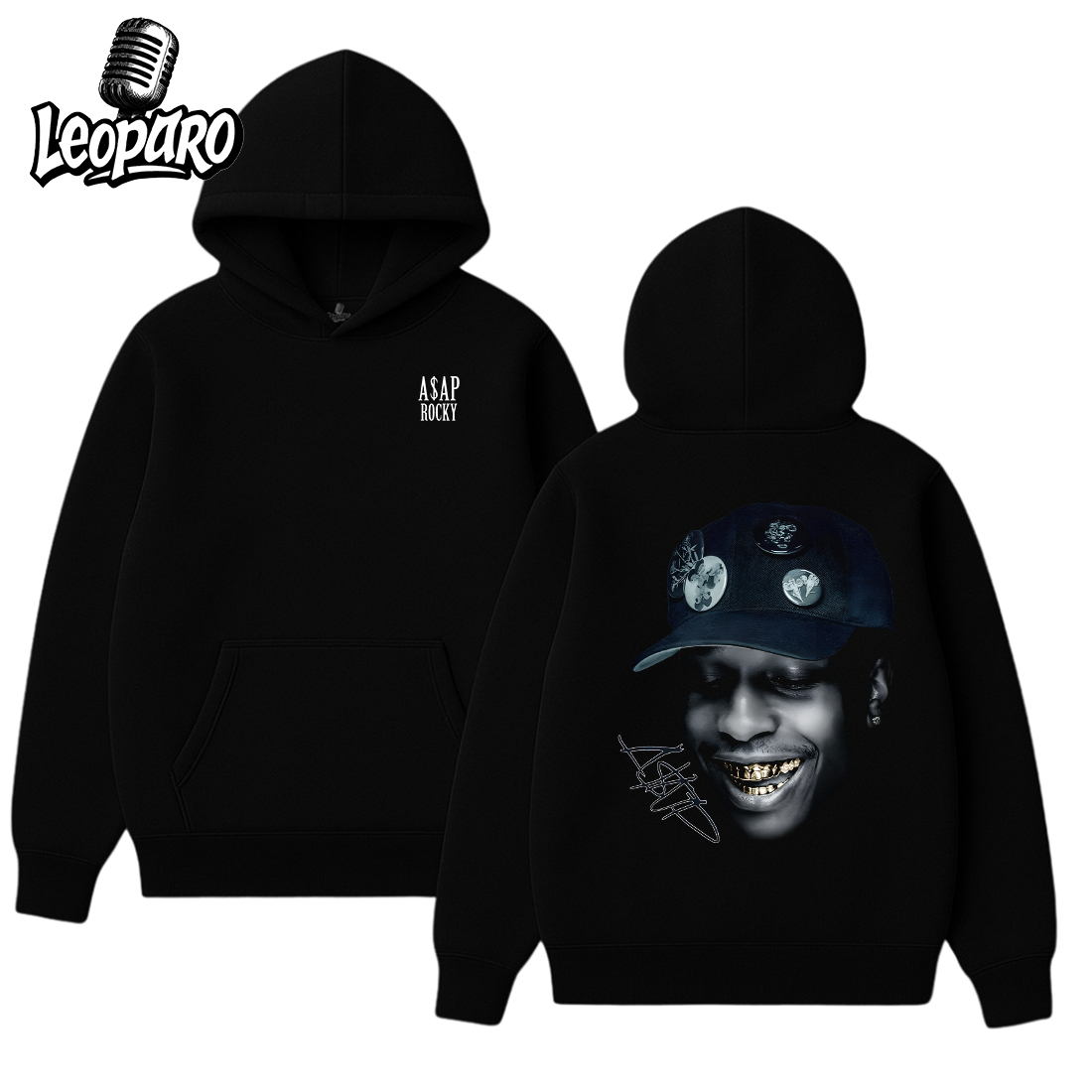 Asap Rocky Big Face Hoodie