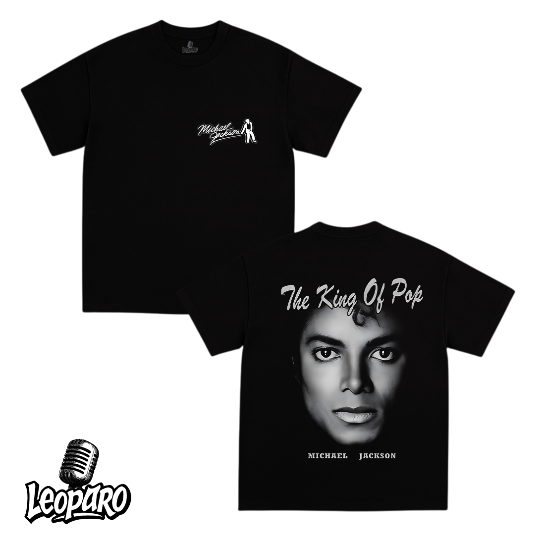 Michael Jackson Big Face Graphic Tee