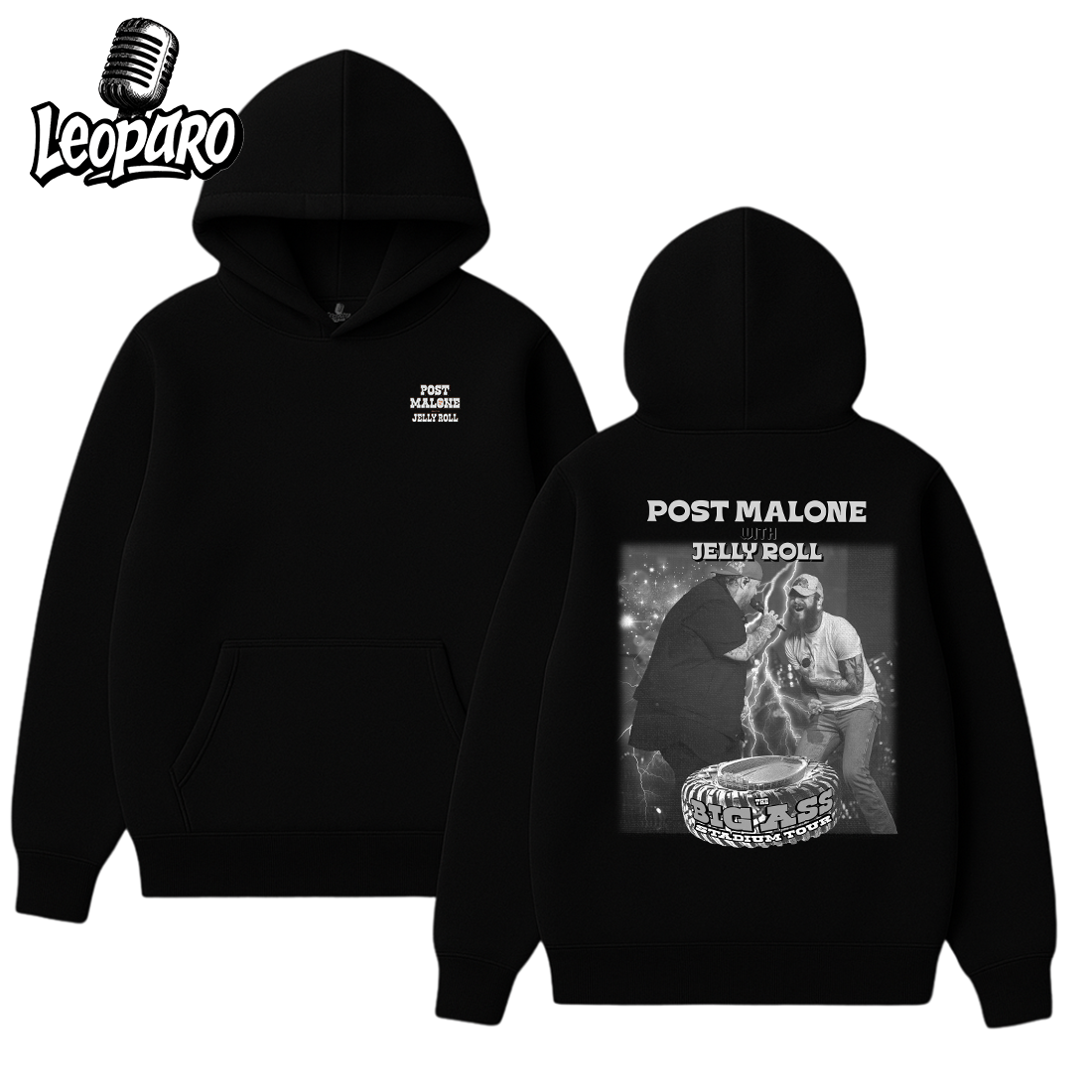 Post Malone Jelly Roll Hoodie