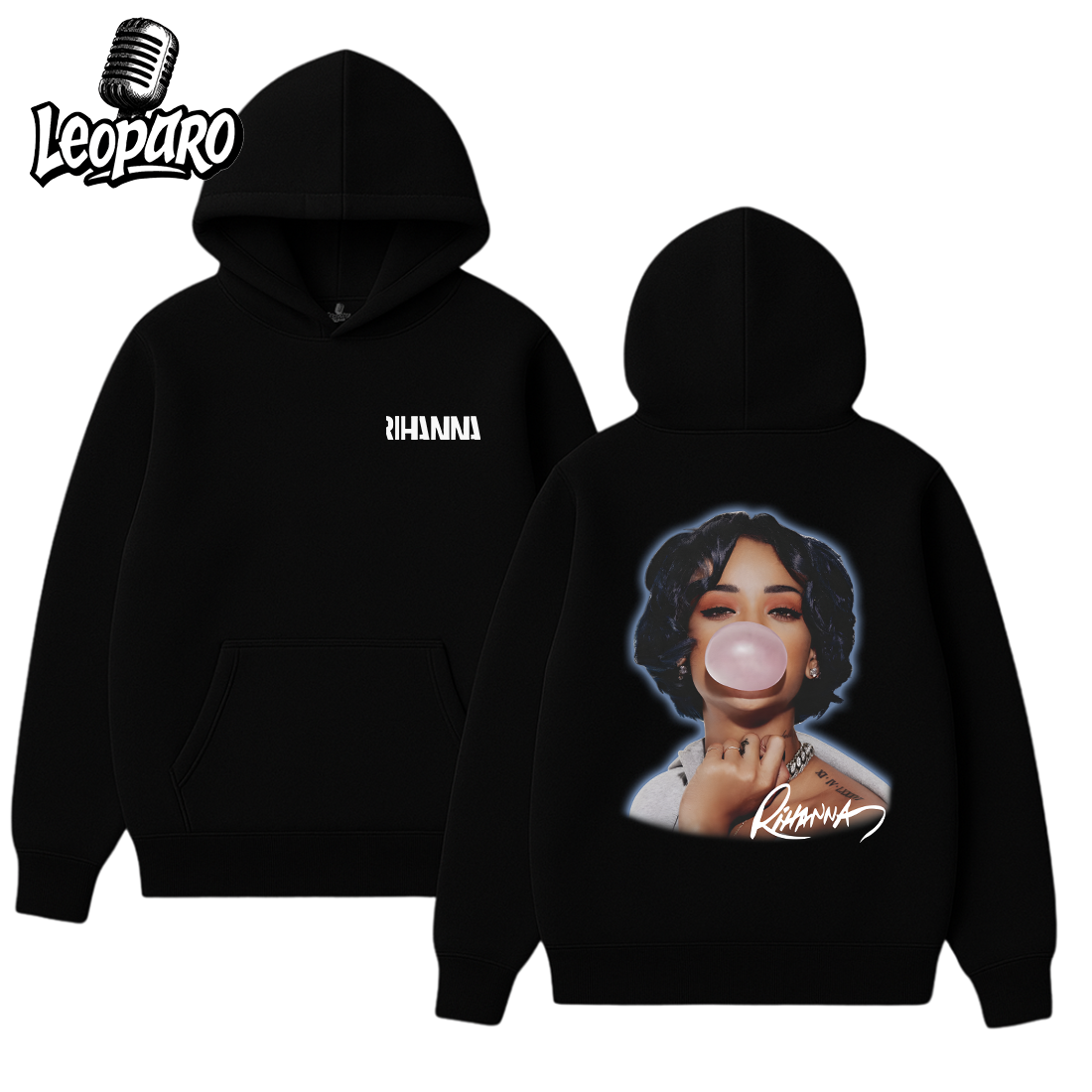 Rihanna Big Face Hoodie
