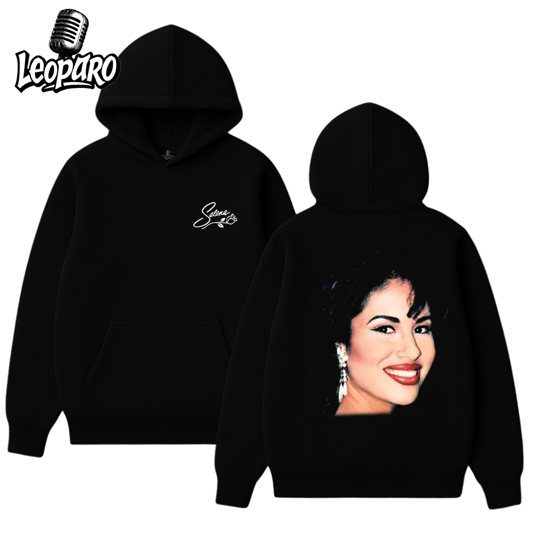 Selena Big Face Hoodie