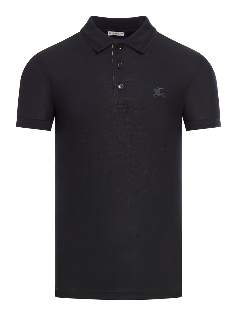 Burberry COTTON POLO SHIRT WITH EMBROIDERED EKD LOGO