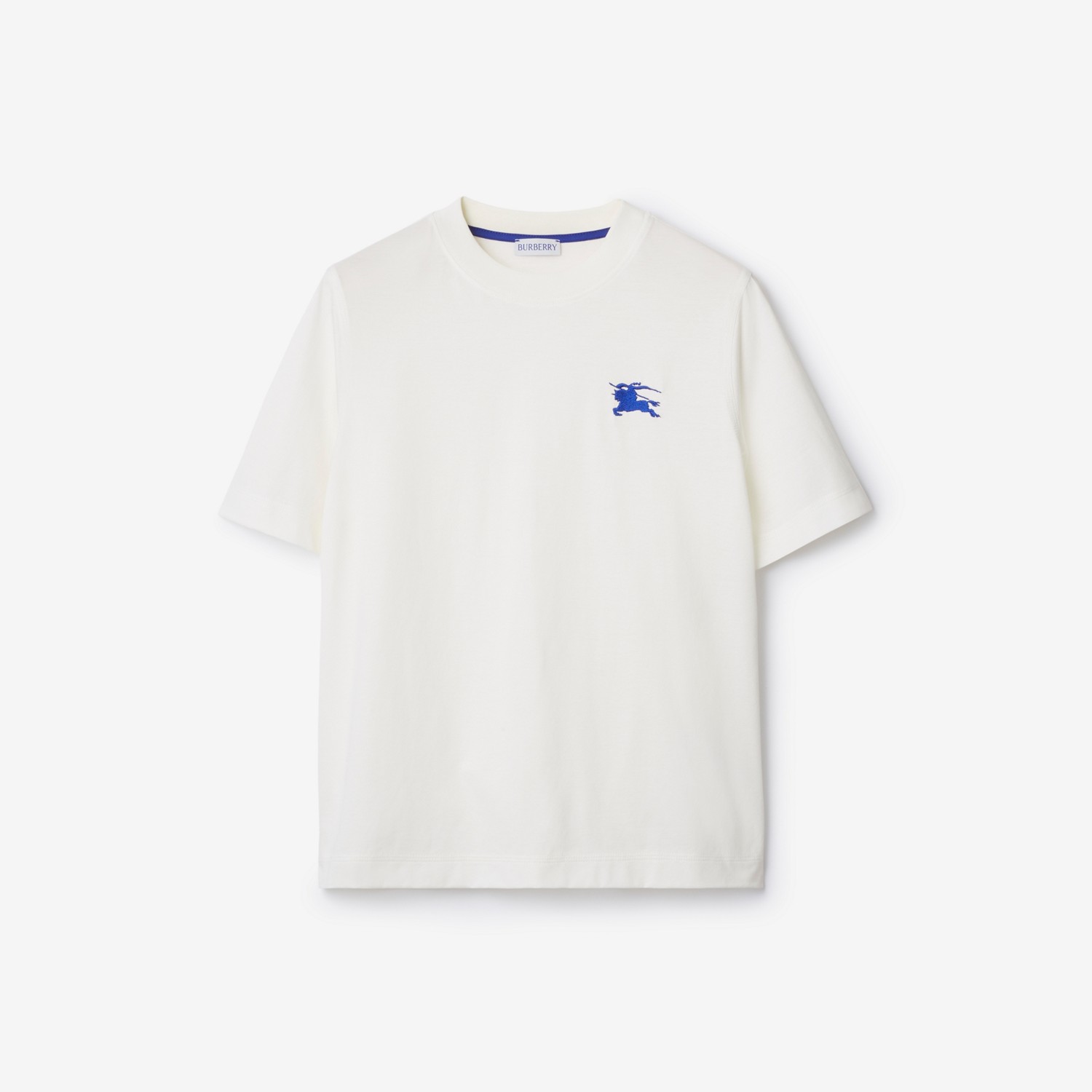 BURBERRY Cotton T-shirt Salt