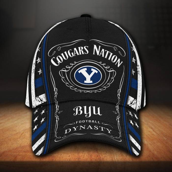 Byu Cougars x Jack Daniels 3D Classic Baseball Cap CNI1212