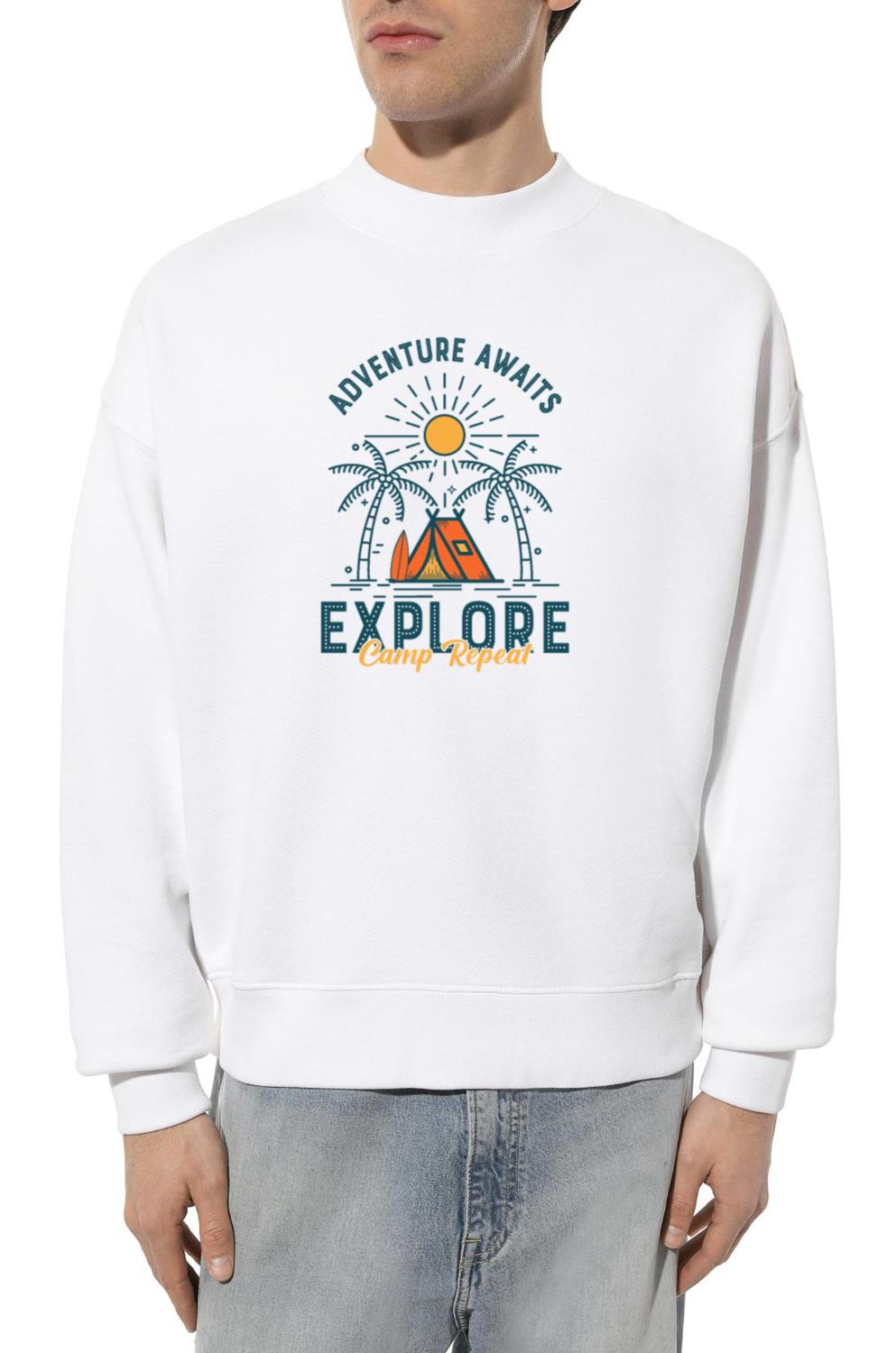 CAMPING T-SHIRT - Unisex Sweatshirt