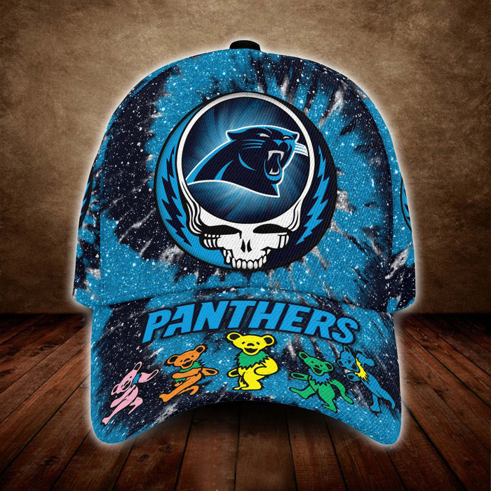 Carolina Panthers x Grateful Dead 3D Classic Baseball Cap CNI1325