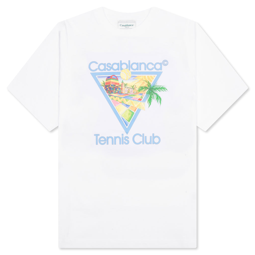 Casablanca Afro Cubism Tennis Club T-Shirt - White