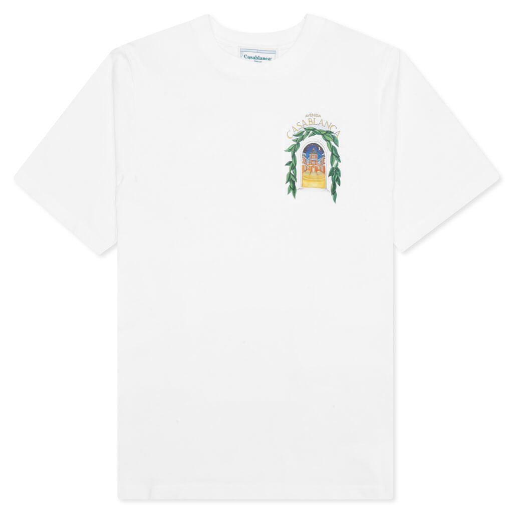 Casablanca Avenida T-Shirt - White