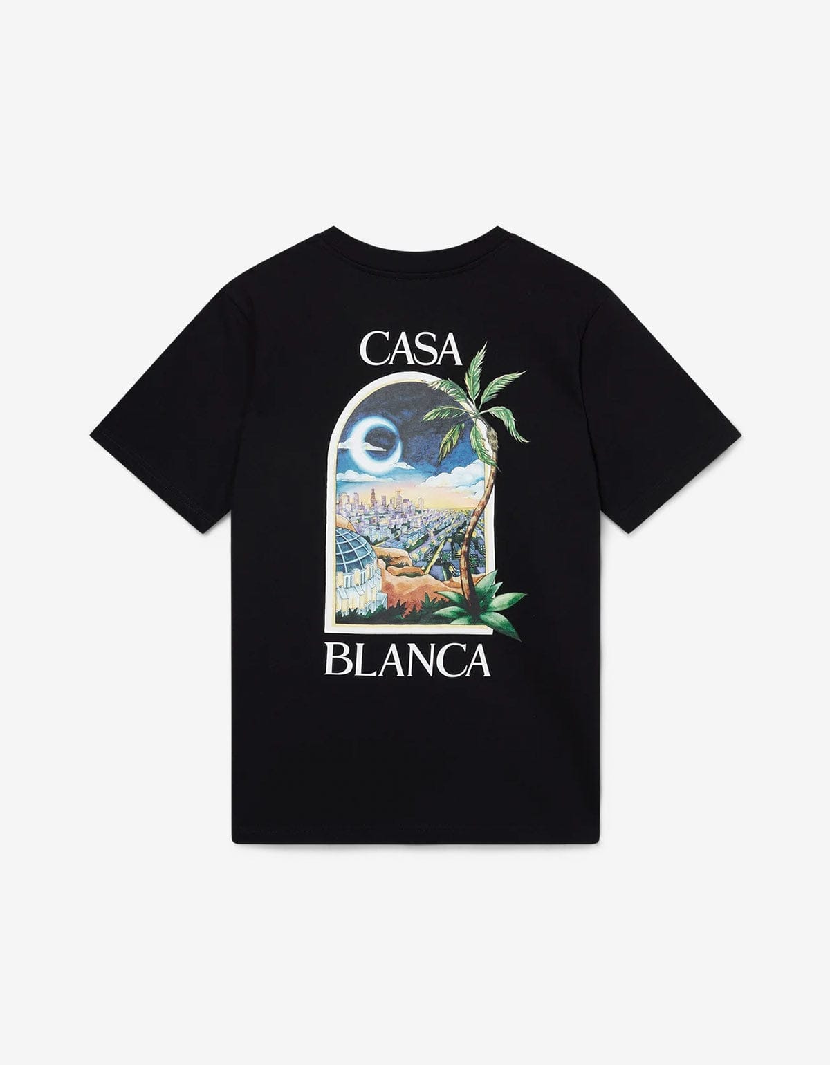 Casablanca Black LA Nights Print T-Shirt