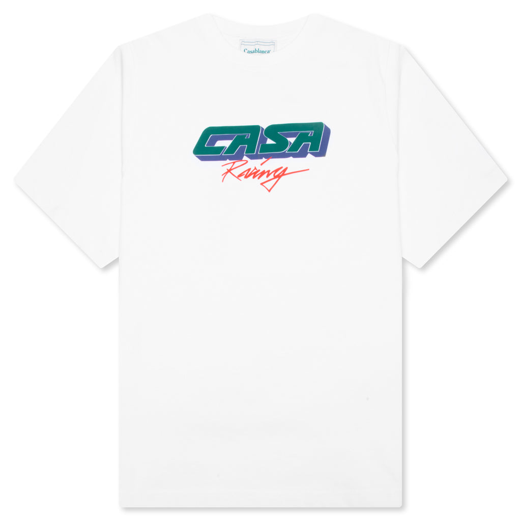 Casablanca Casa Racing 3D Oversized T-Shirt - White