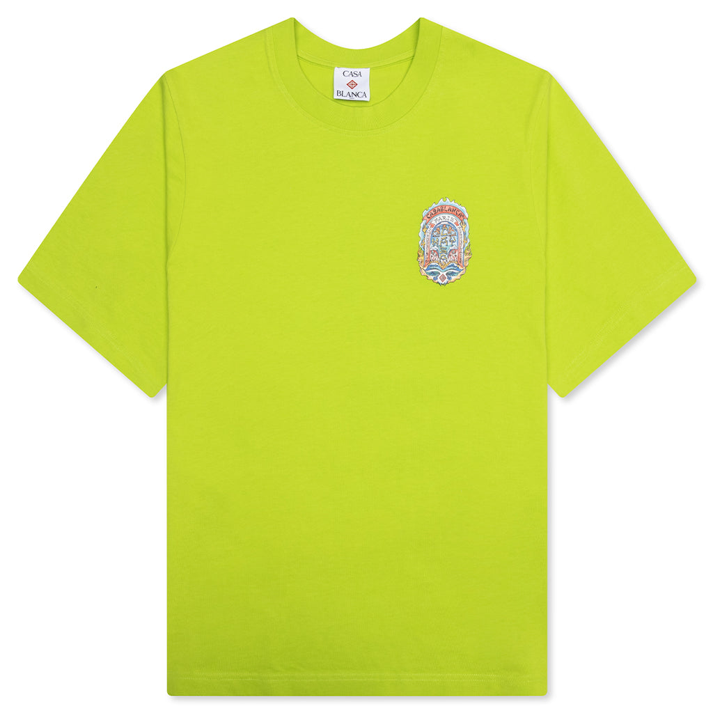 Casablanca Casa Way Skate Printed T-Shirt - Lime