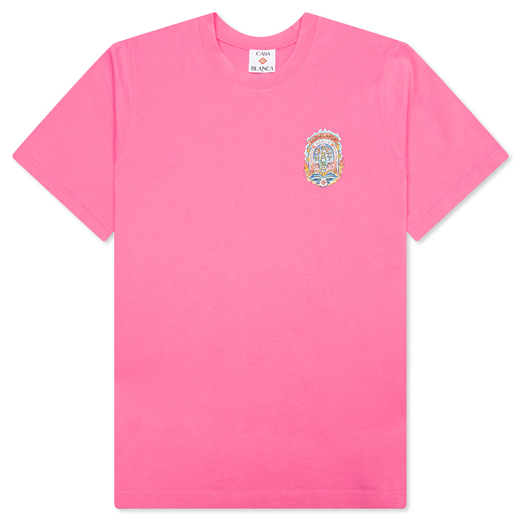 Casablanca Casa Way Skate Printed T-Shirt - Pink